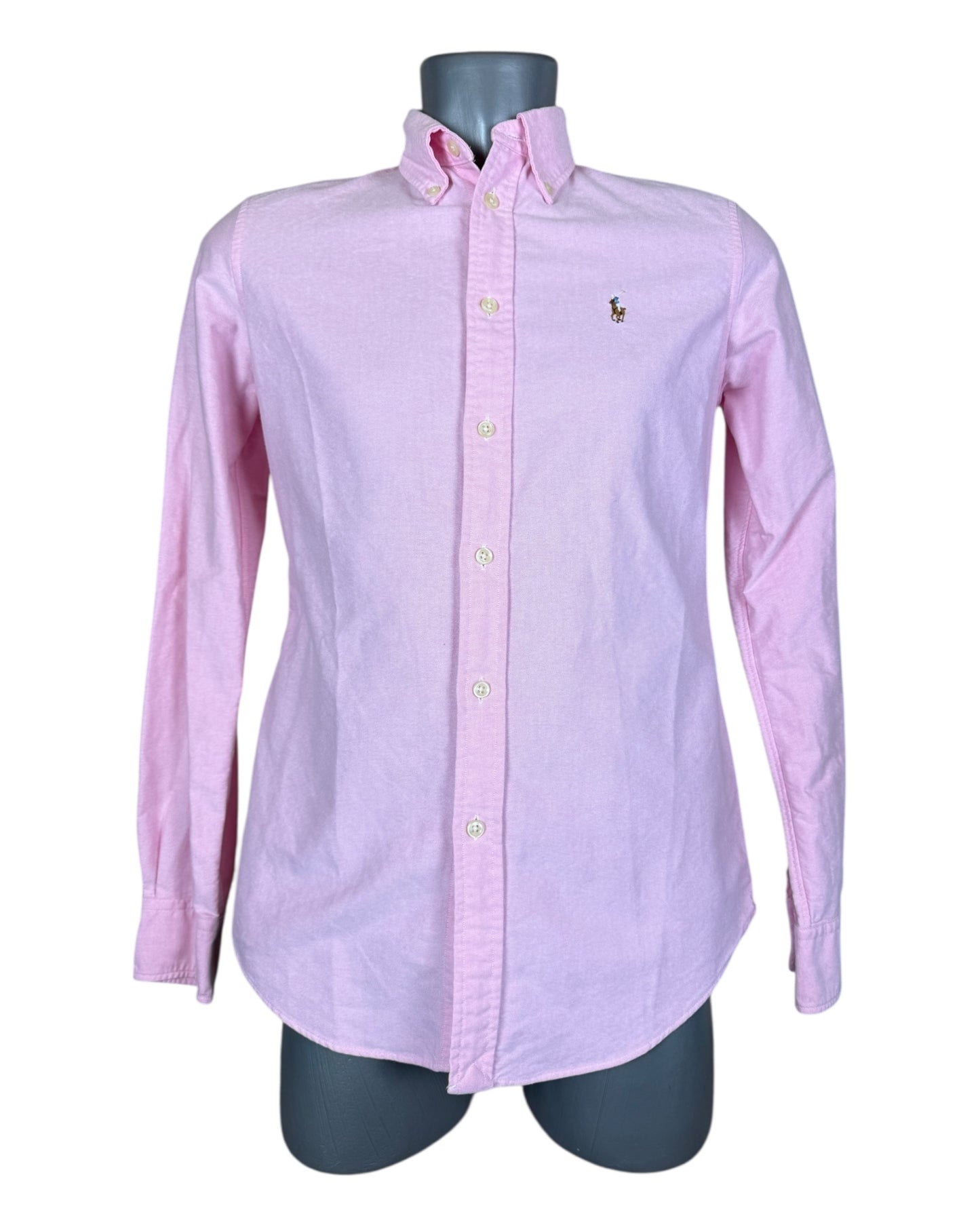 Polo Ralph Lauren Oxford Bluse rosa Größe S