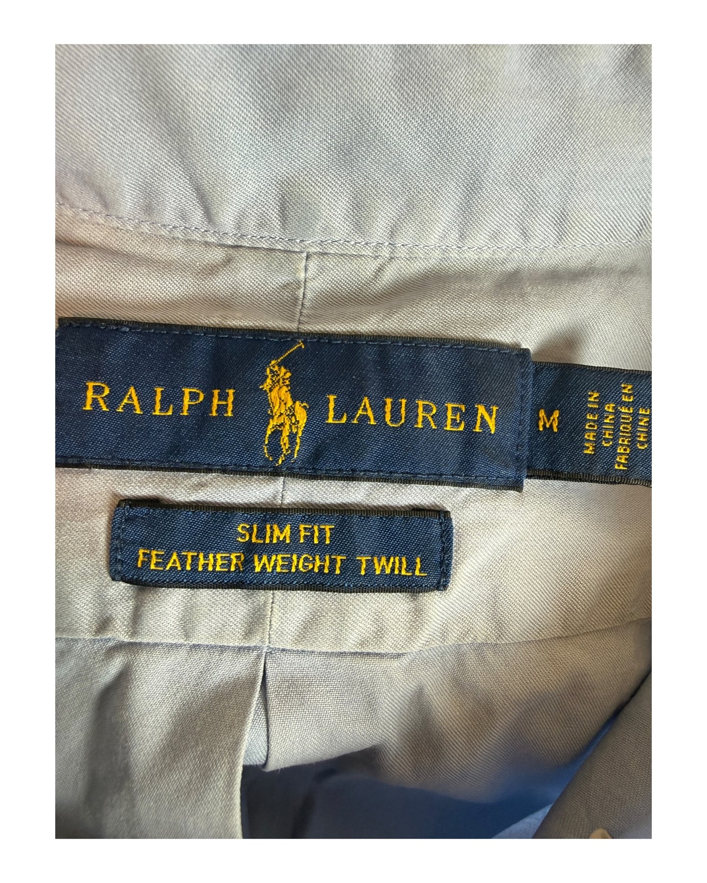 Polo Ralph Lauren Hemd hellblau Größe M