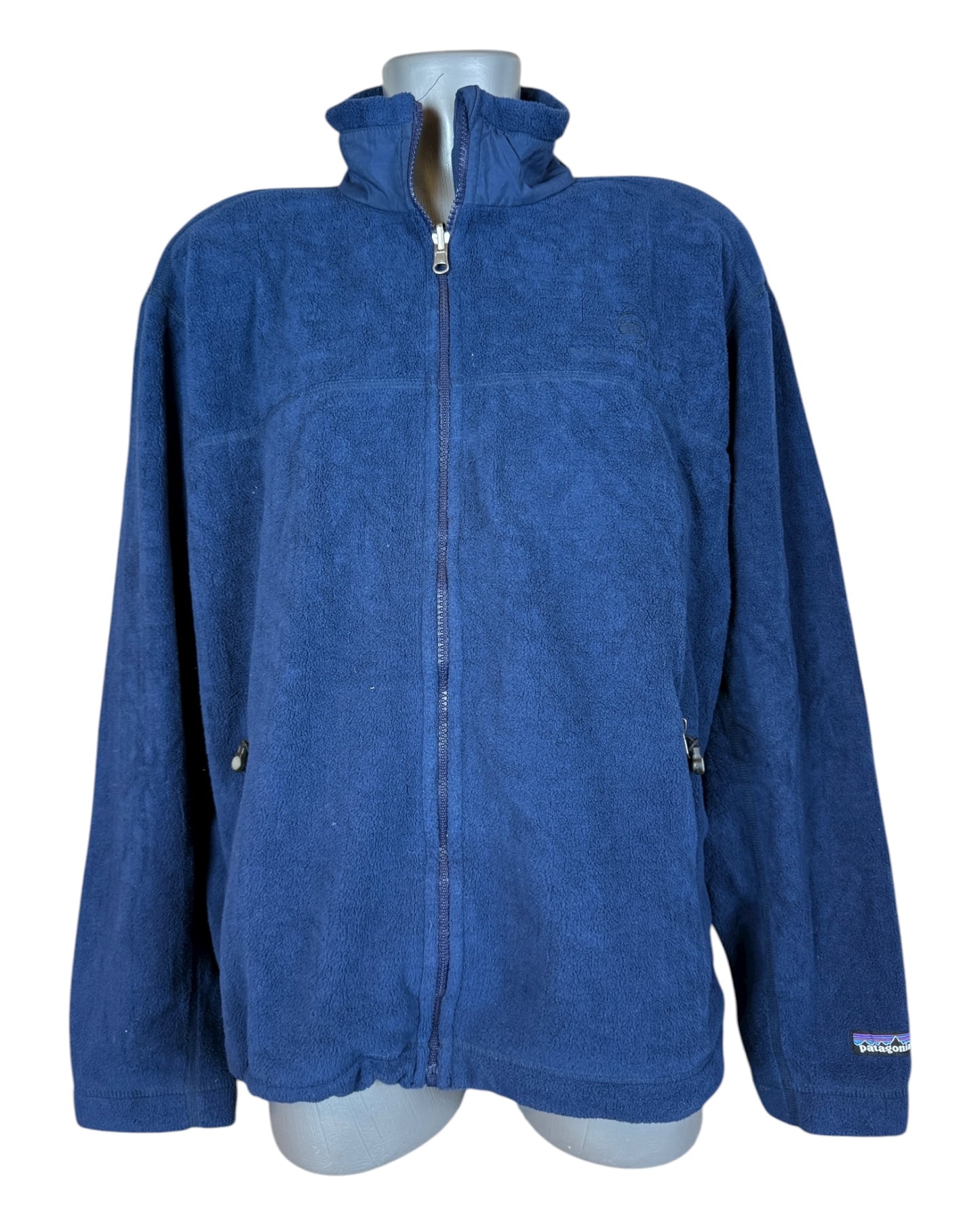 Patagonia Fleece Jacke blau Größe L