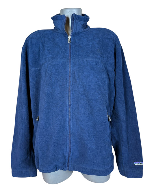 Patagonia Fleece Jacke blau Größe L