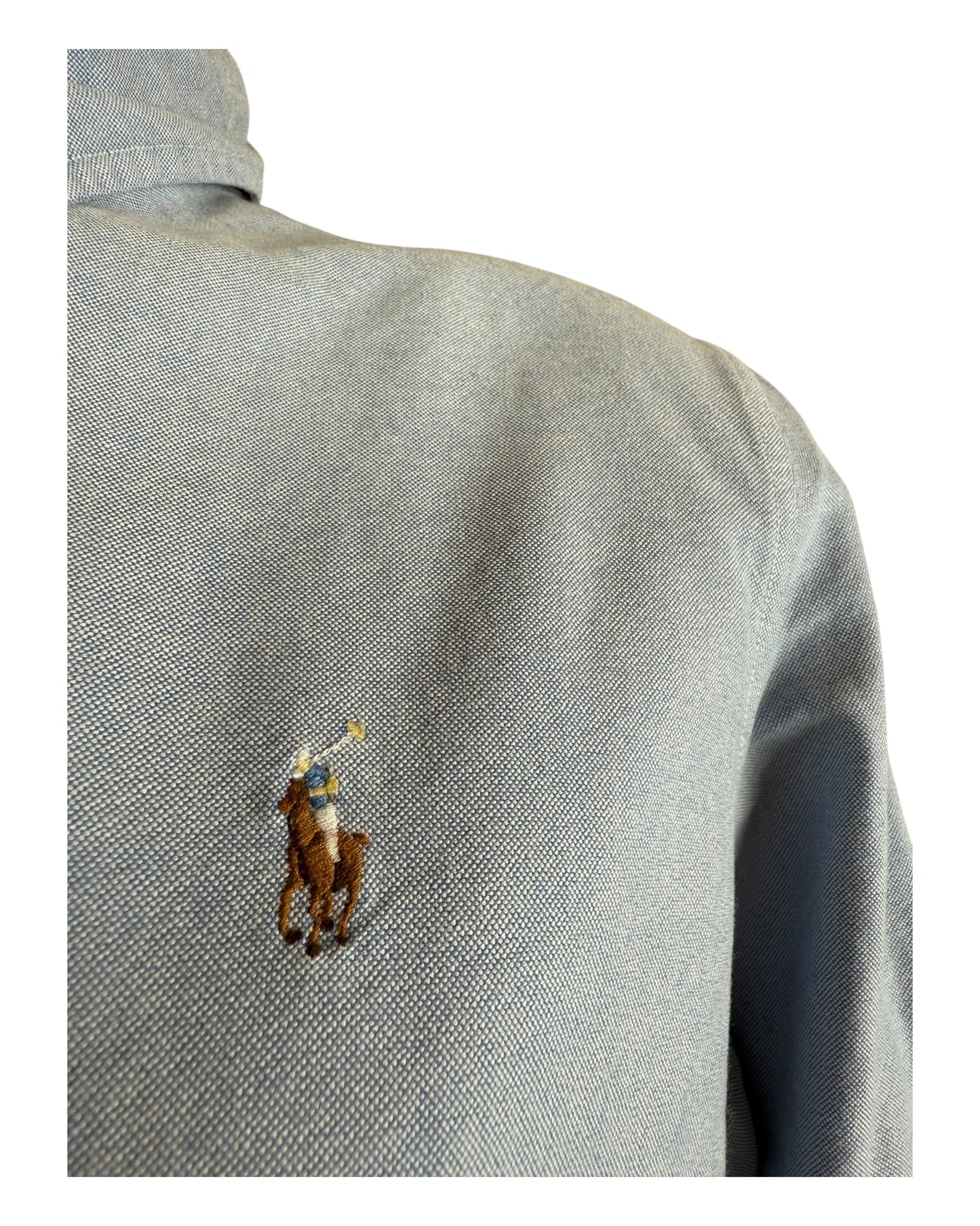 Polo Ralph Lauren Oxford Bluse hellblau Größe L