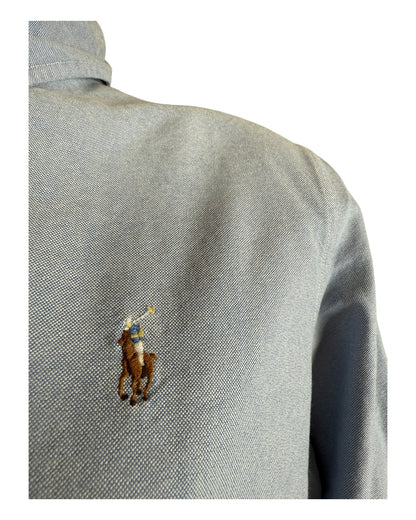 Polo Ralph Lauren Oxford Bluse hellblau Größe L