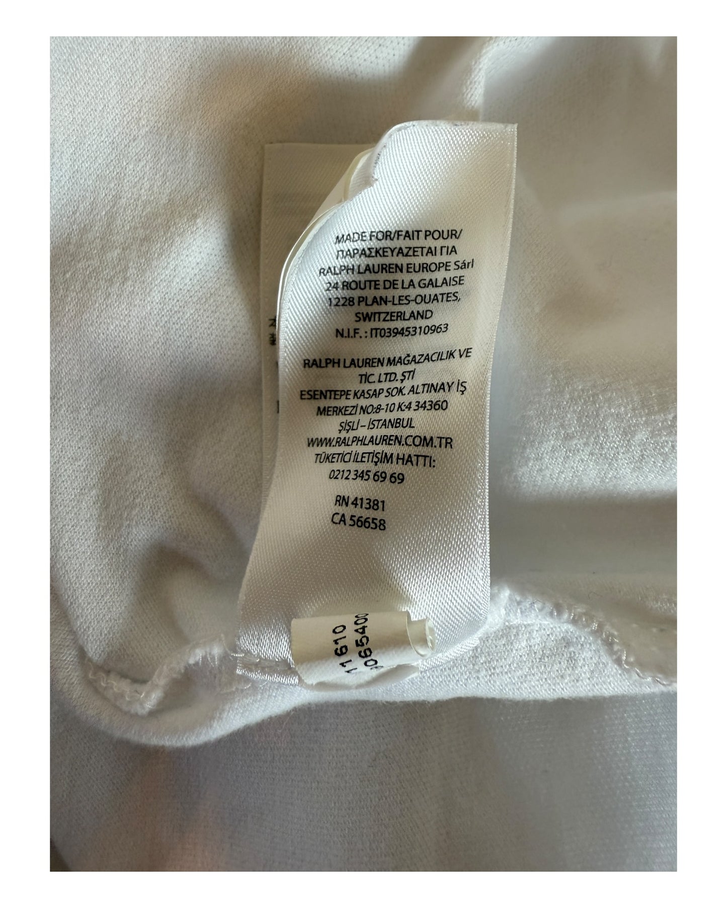 Polo Ralph Lauren Hemd weiß Größe L