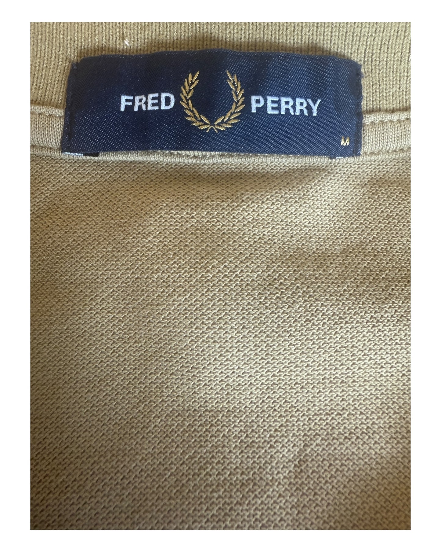 Fred Perry Poloshirt beige Größe M