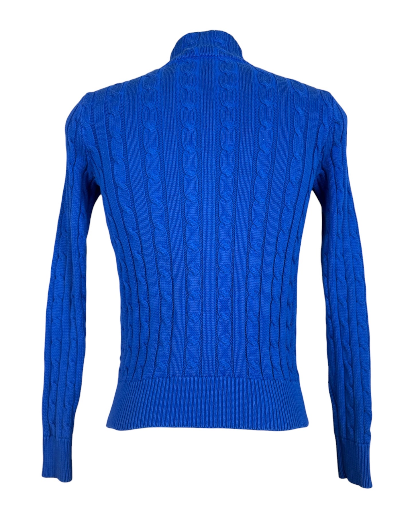 Polo Ralph Lauren Zopfmuster Strickjacke blau Größe S