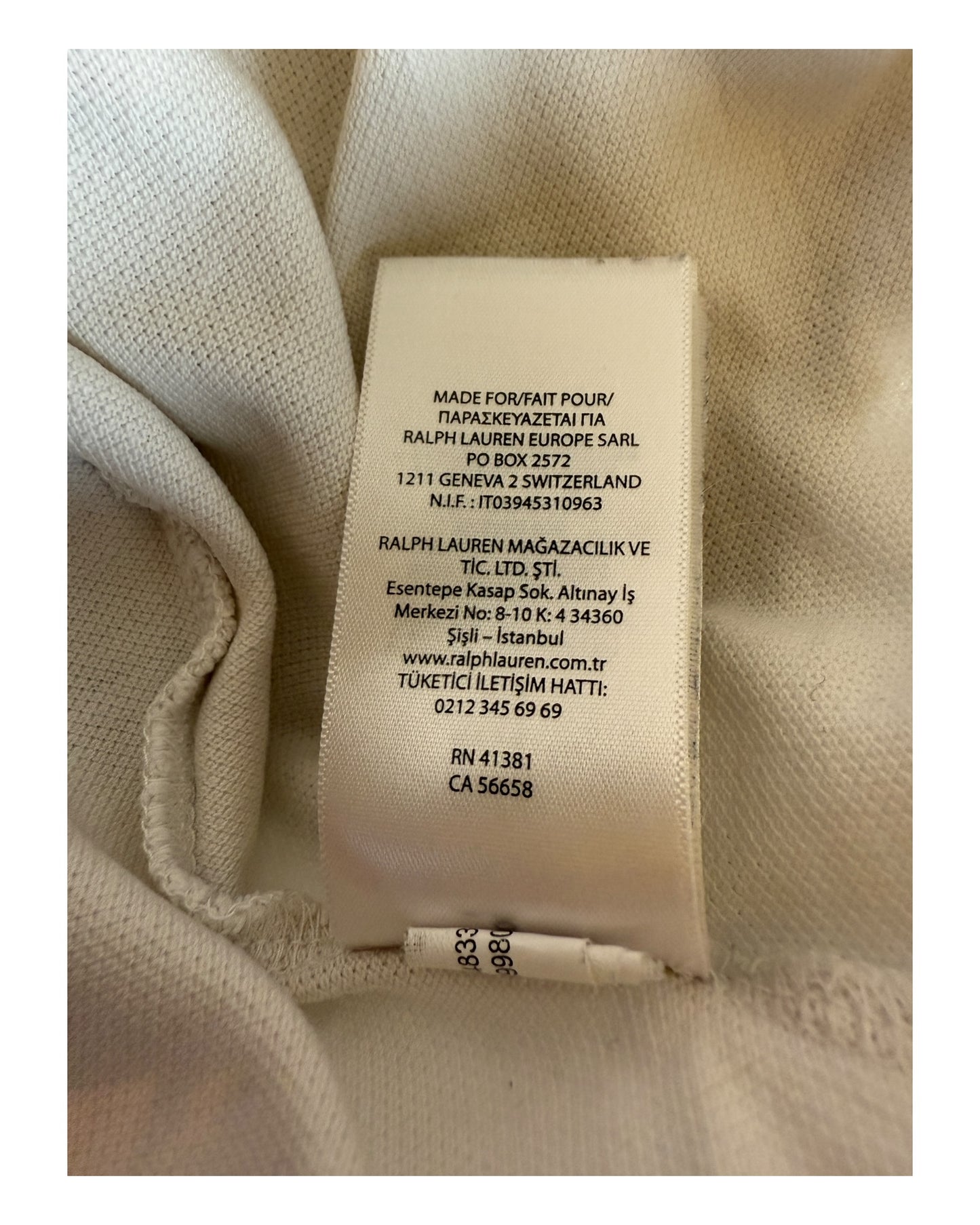 Polo Ralph Lauren Poloshirt weiß Größe M