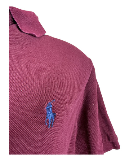 Polo Ralph Lauren Poloshirt bordeauxrot Größe L