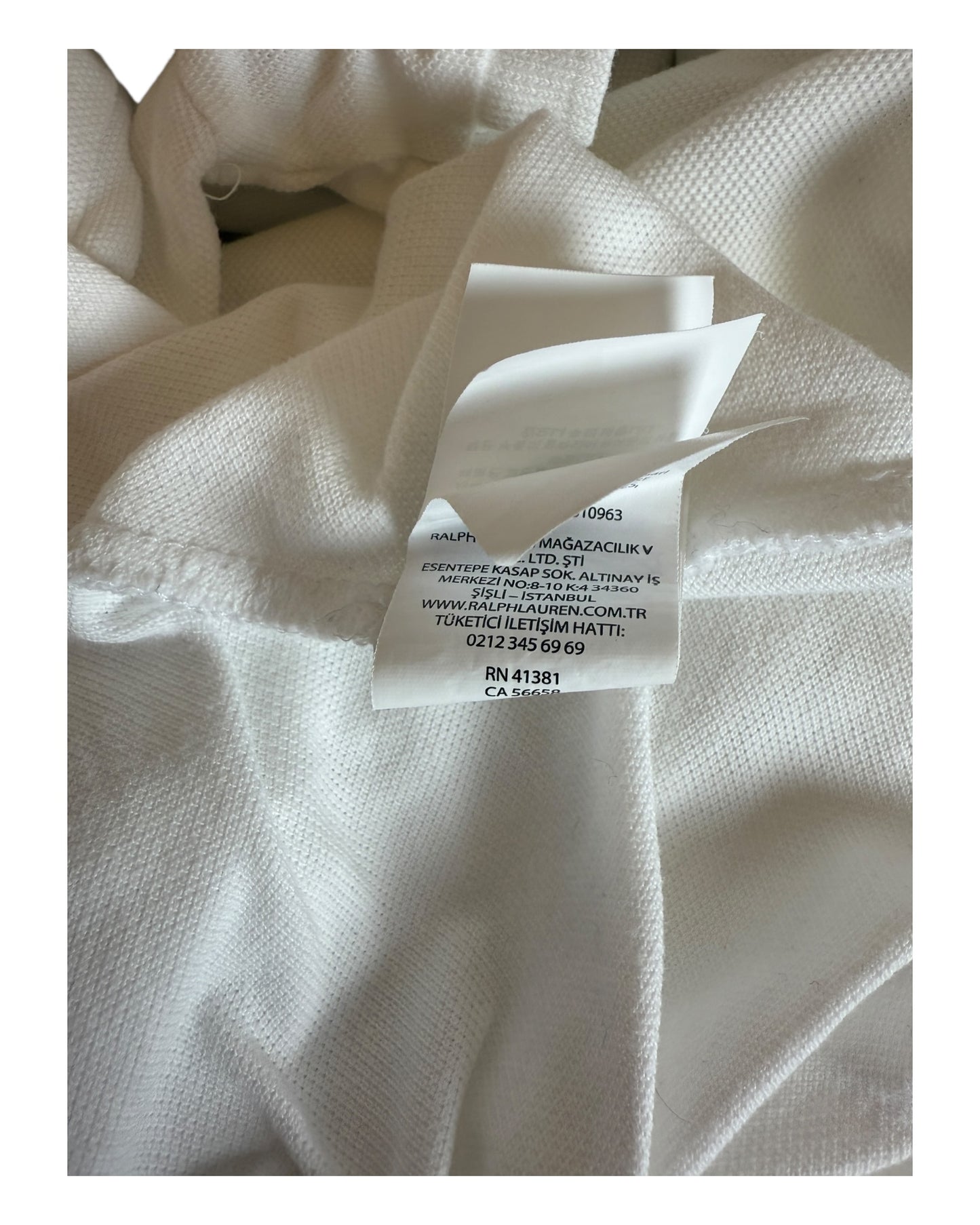 Polo Ralph Lauren Poloshirt weiß Größe L