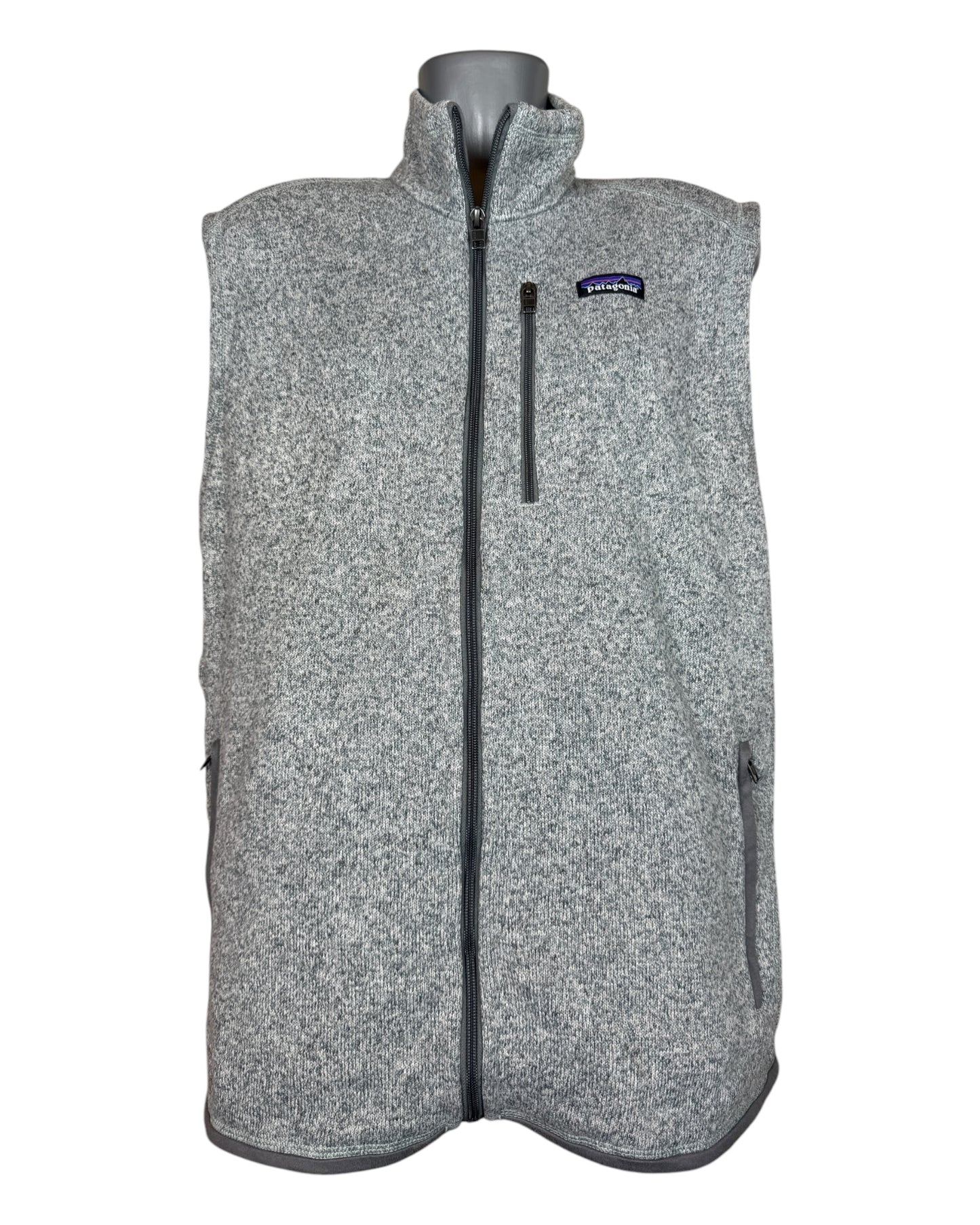 Patagonia Fleece Weste grau Größe XL
