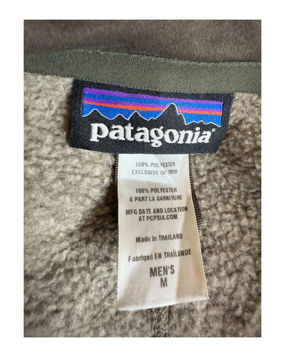 Patagonia Fleece Jacke braun meliert Größe M