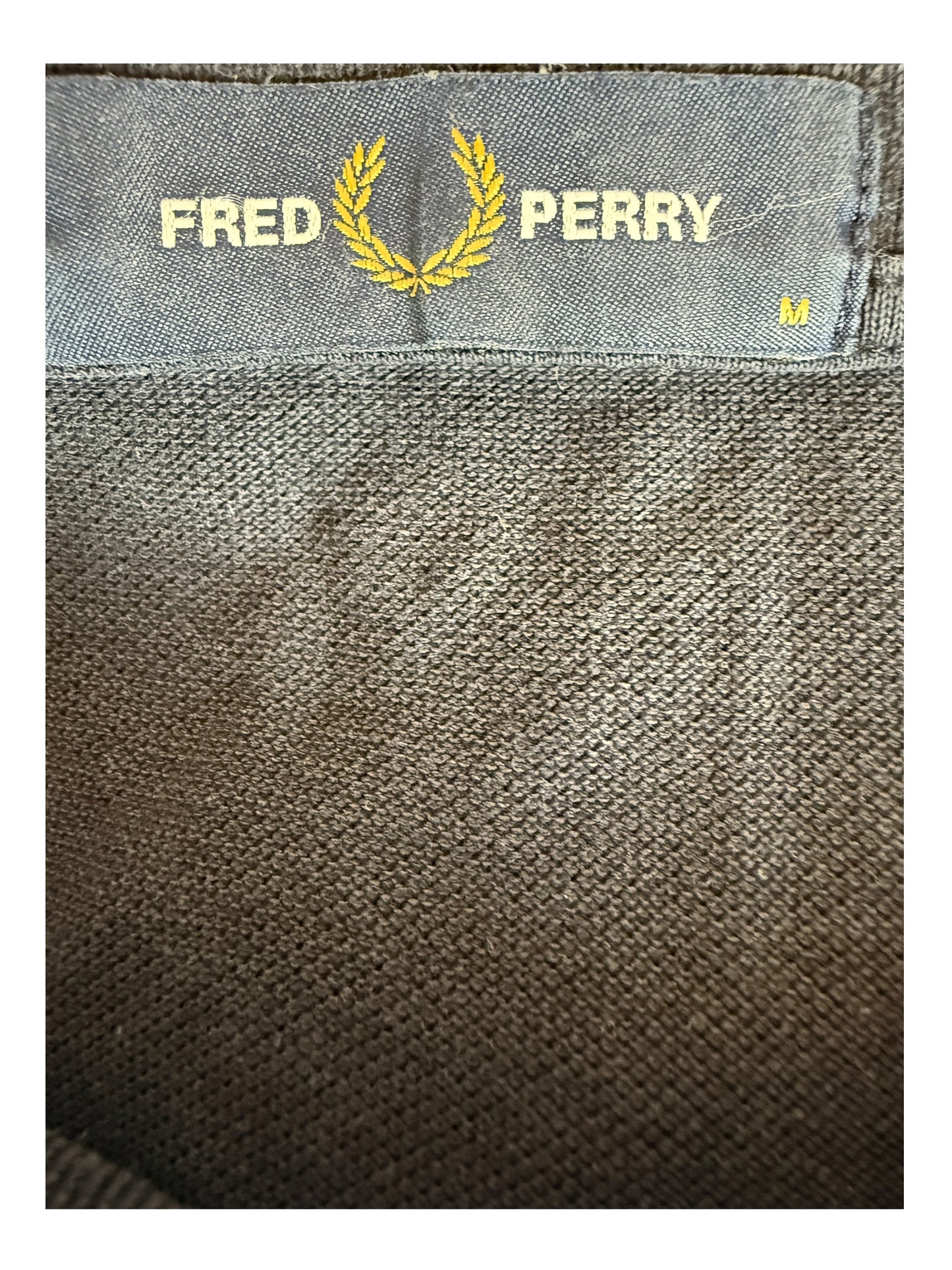 Fred Perry Poloshirt schwarz Größe M
