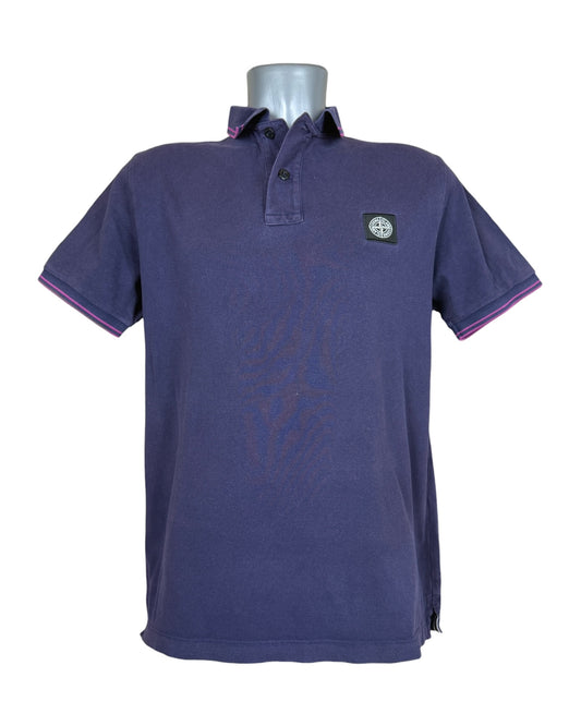 Stone Island Poloshirt Lila Größe L