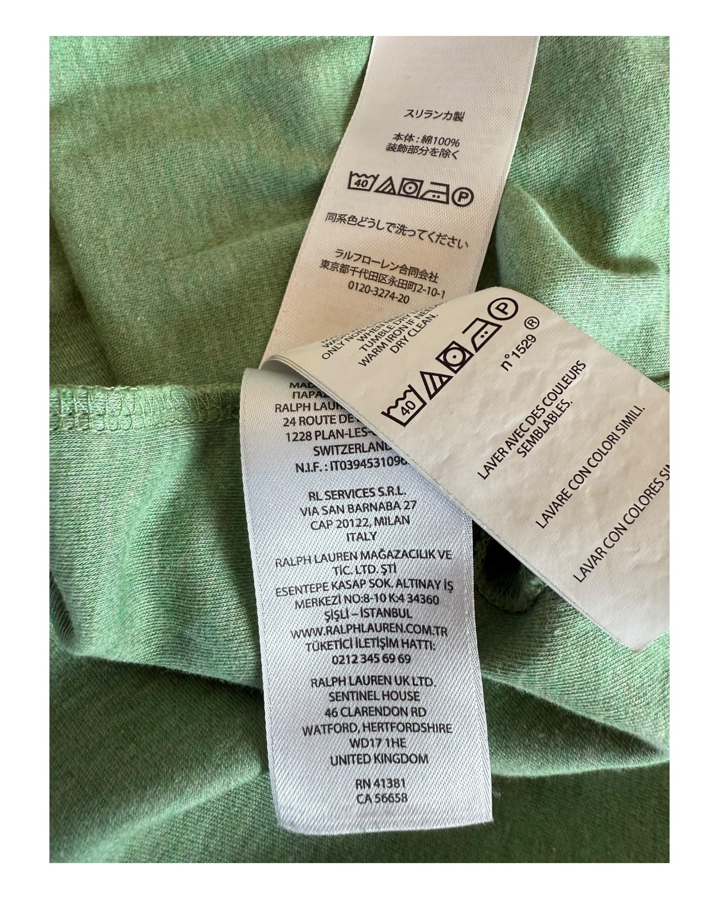 Polo Ralph Lauren Poloshirt grün Größe M