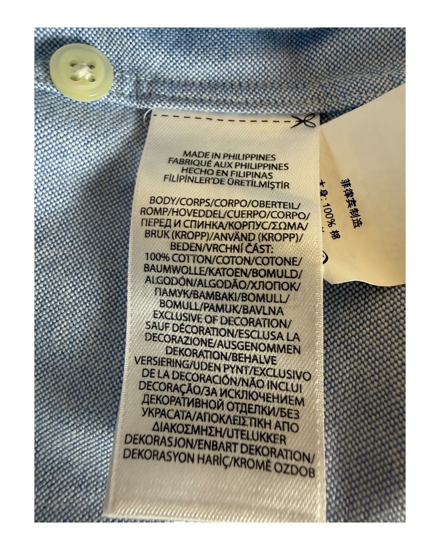 Polo Ralph Lauren Oxfordhemd hellblau Größe M
