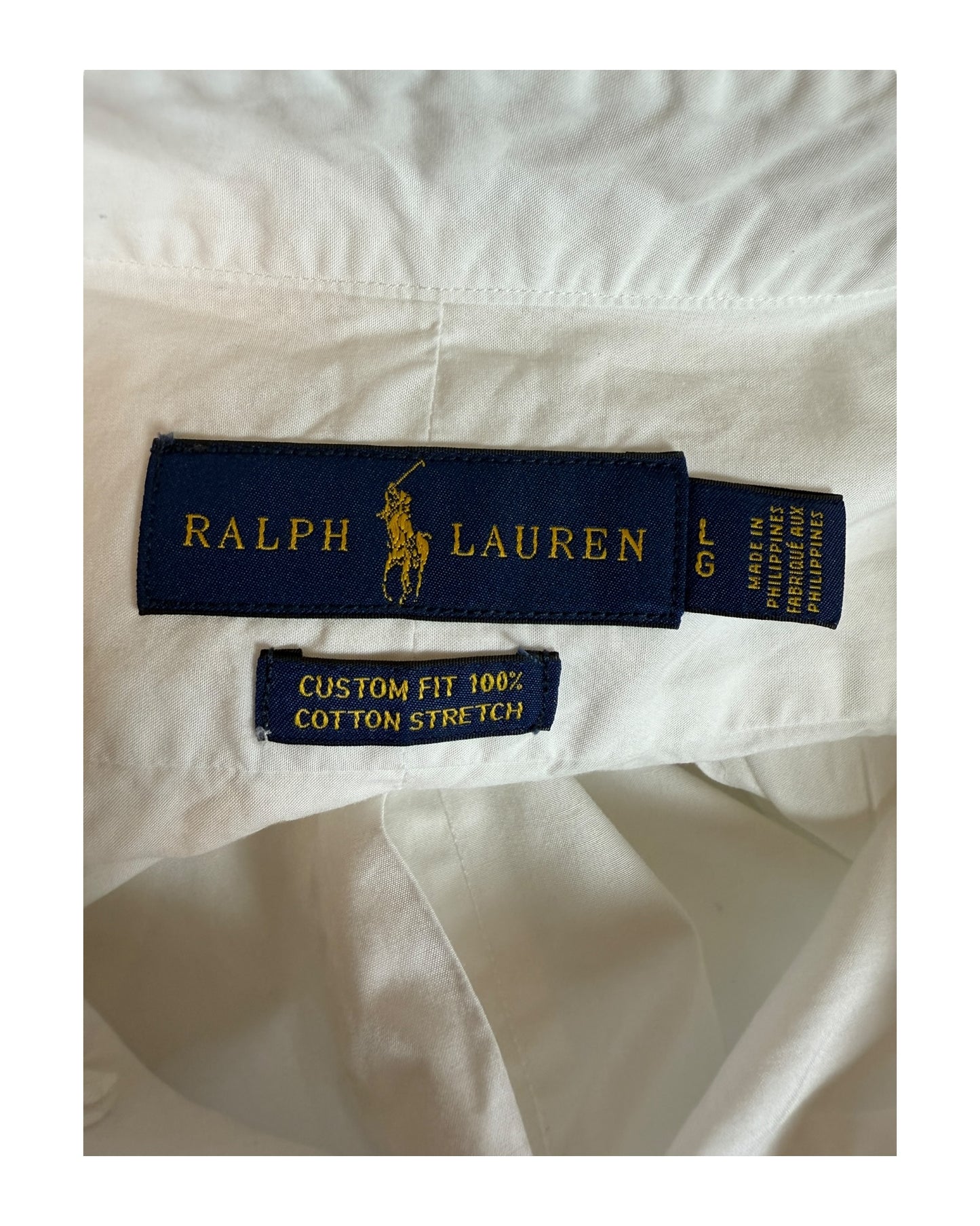 Polo Ralph Lauren Hemd weiß Größe L