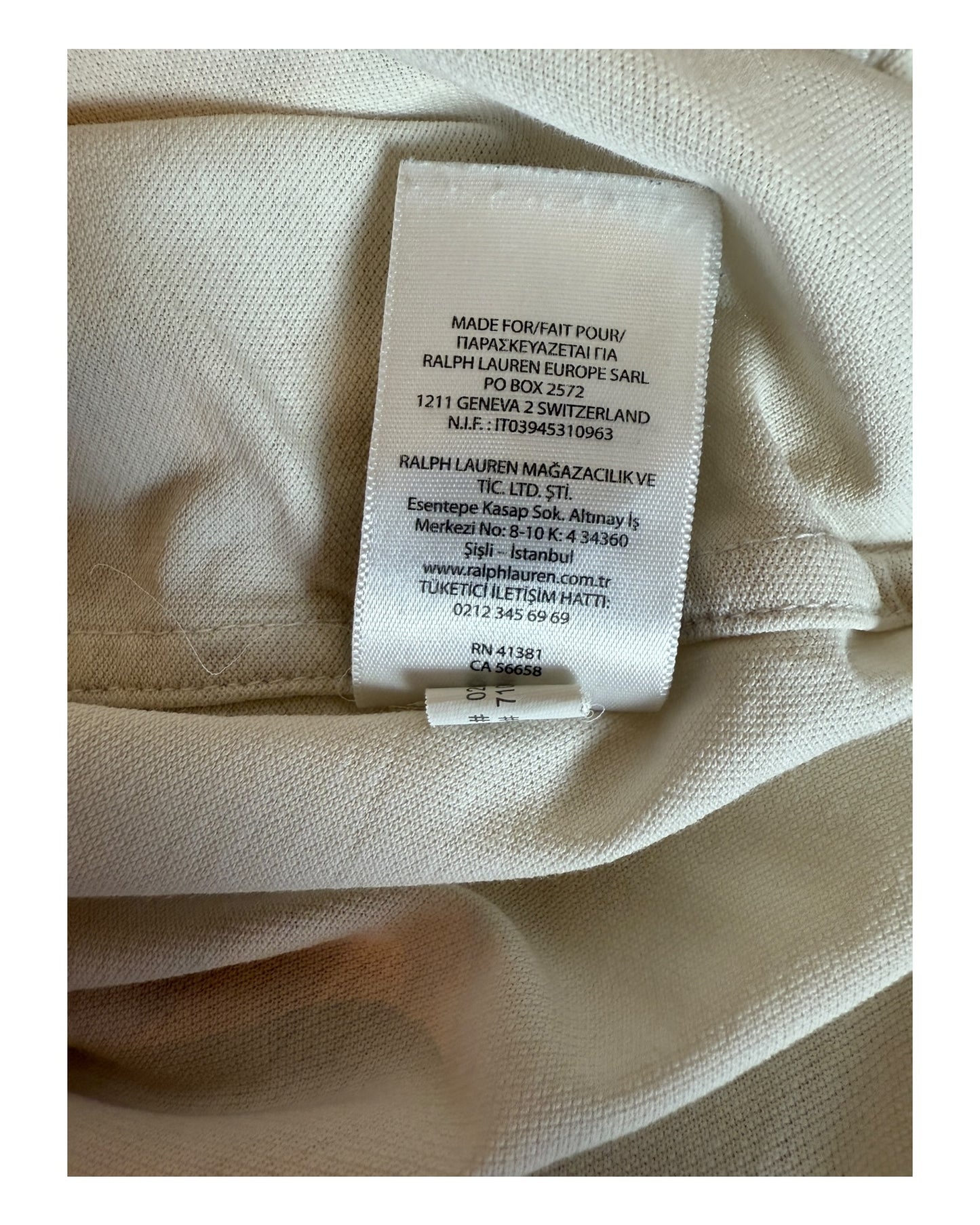 Polo Ralph Lauren Hemd weiß Größe M