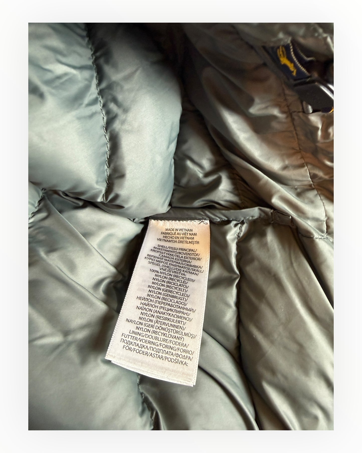 Polo Ralph Lauren Steppweste grau Größe M