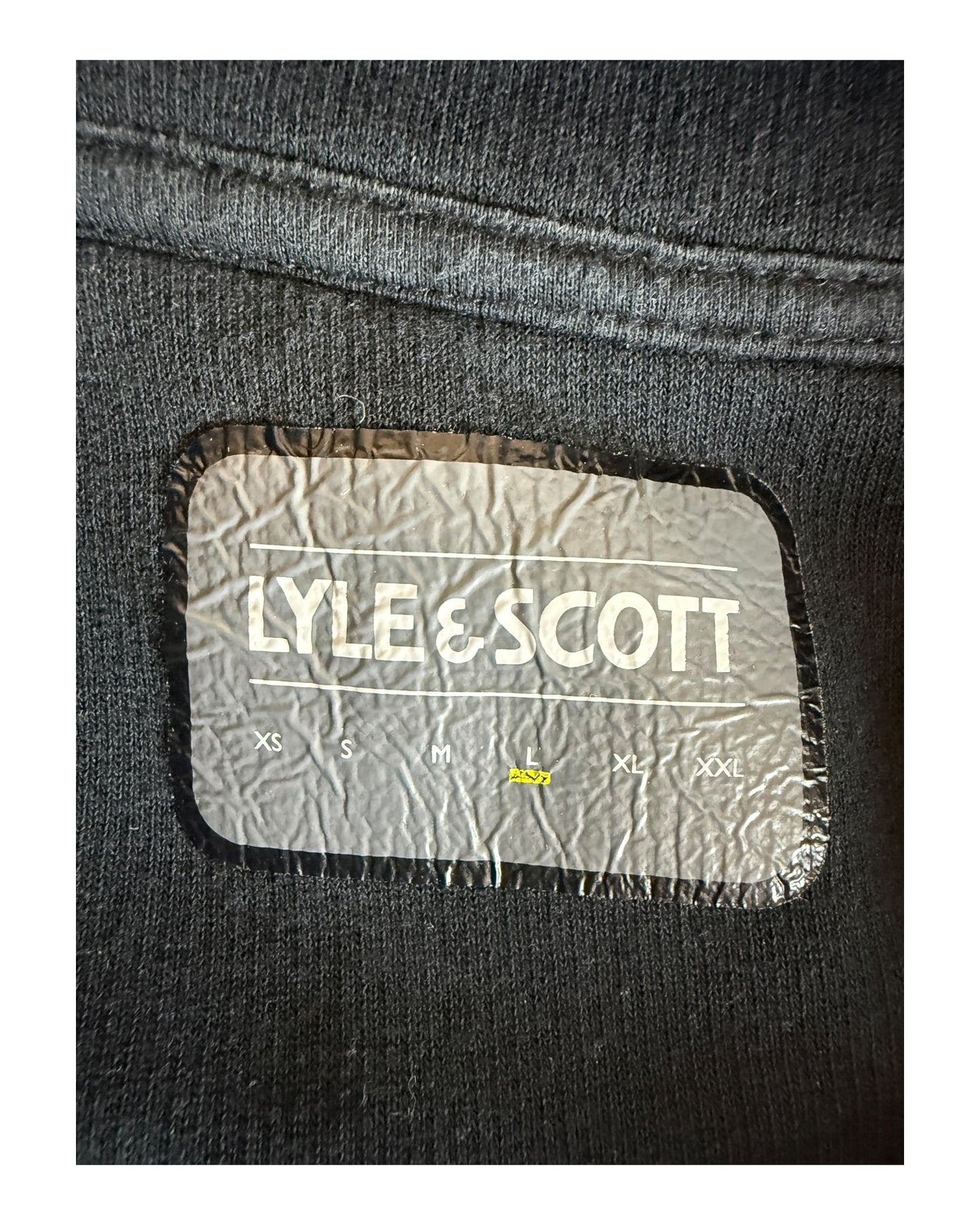 Lyle&Scott Strickjacke schwarz Größe L