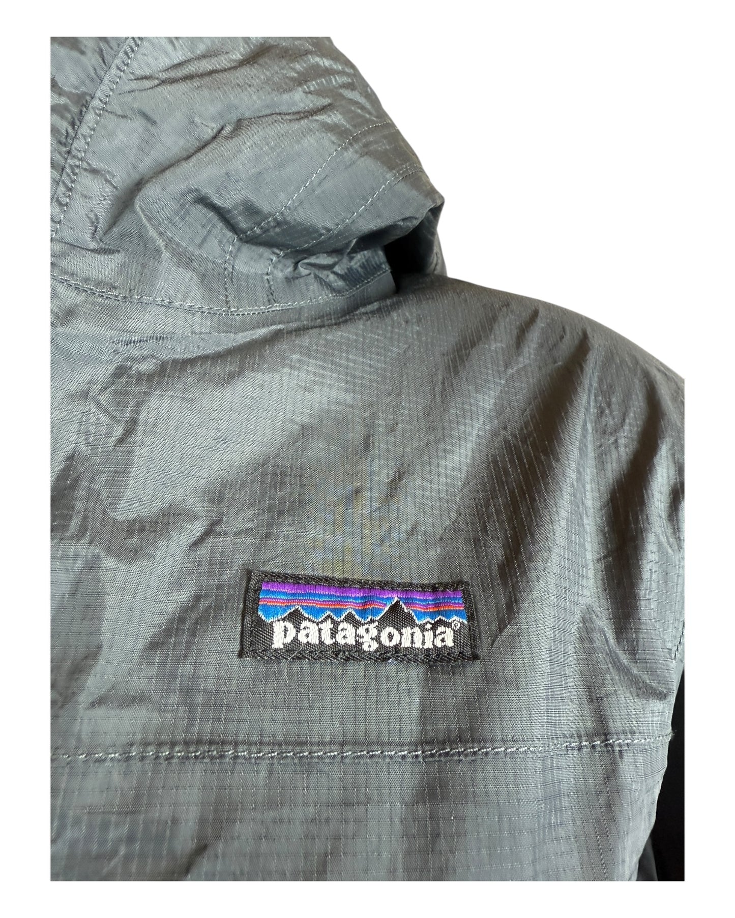 Patagonia Windbreaker Regenjacke schwarz Größe S