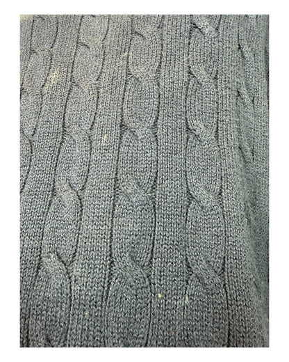 Polo Ralph Lauren Zopfmuster Pullover marineblau Größe M