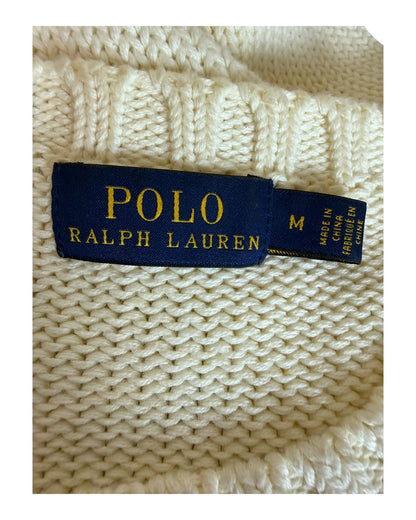 Polo Ralph Lauren Strickpullover weiß Größe M