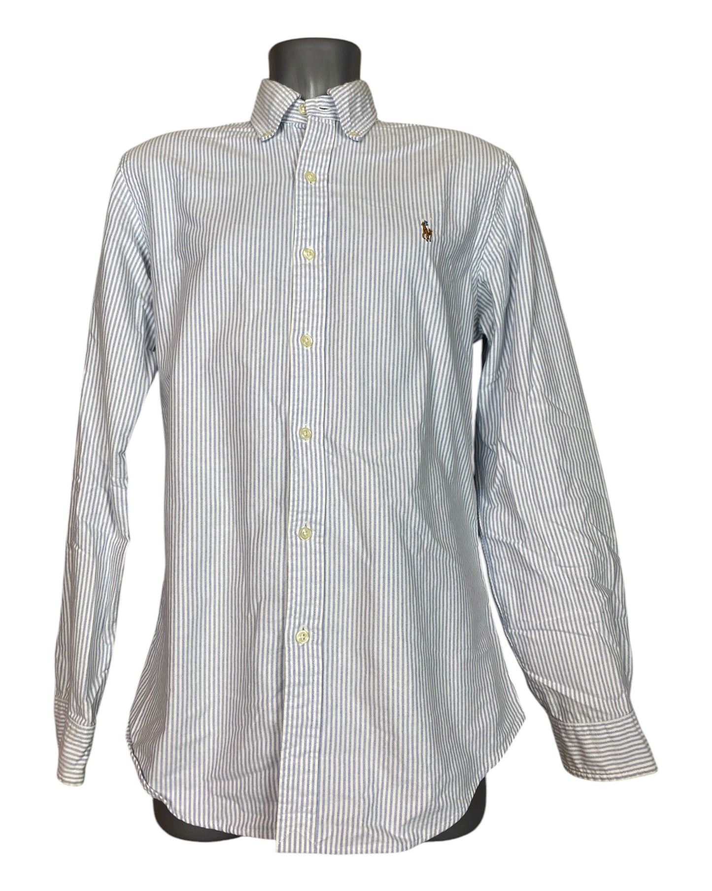 Polo Ralph Lauren Oxfordhemd blau weiß gestreift Größe M