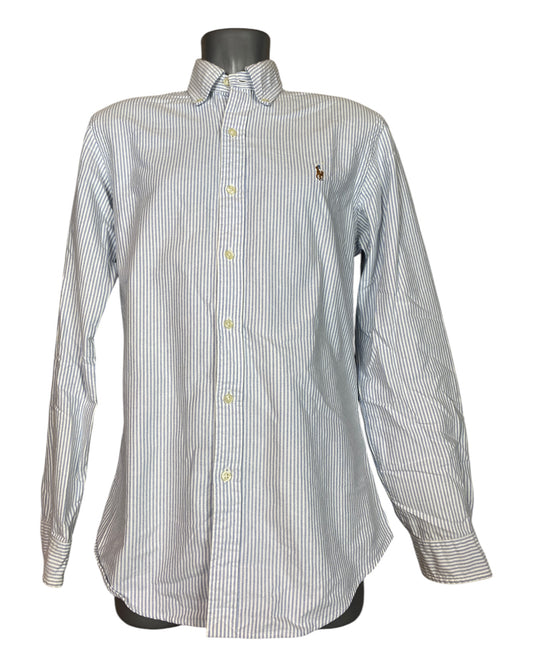 Polo Ralph Lauren Oxfordhemd blau weiß gestreift Größe M