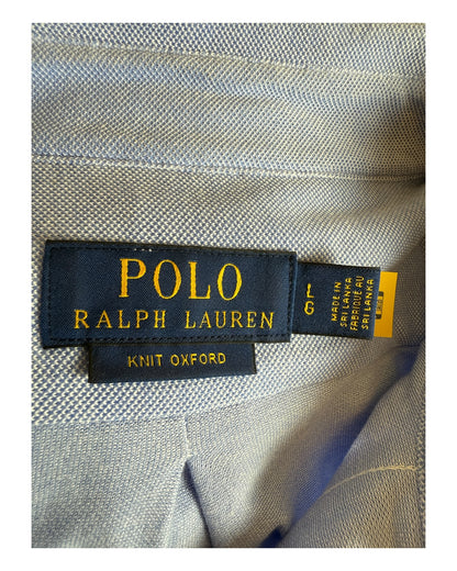 Polo Ralph Lauren Knit Oxfordhemd hellblau Größe L