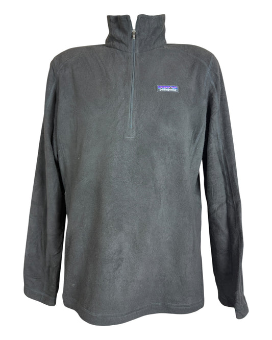 Patagonia Fleece Half Zip Pullover schwarz Größe XL