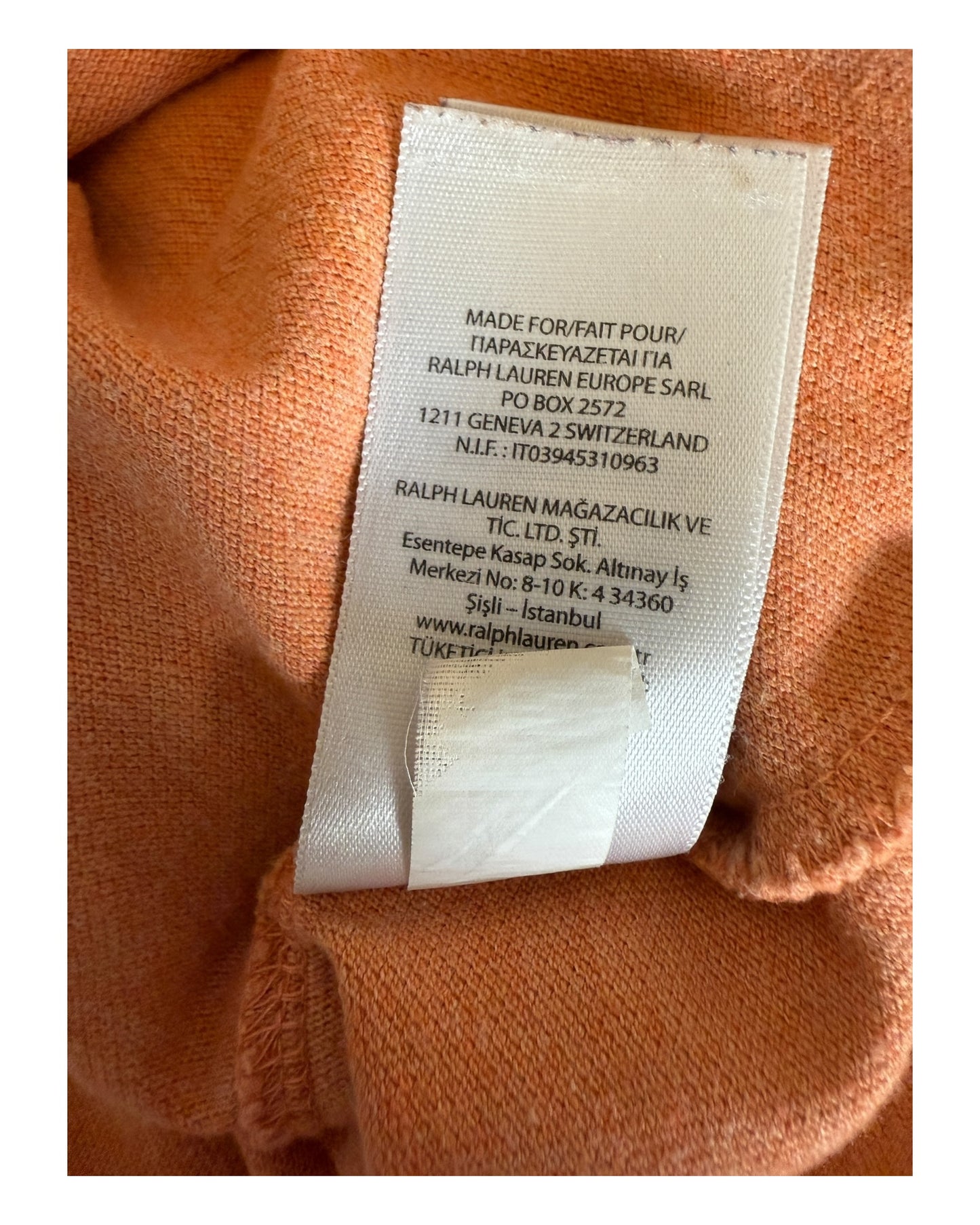 Polo Ralph Lauren Poloshirt orange Größe M