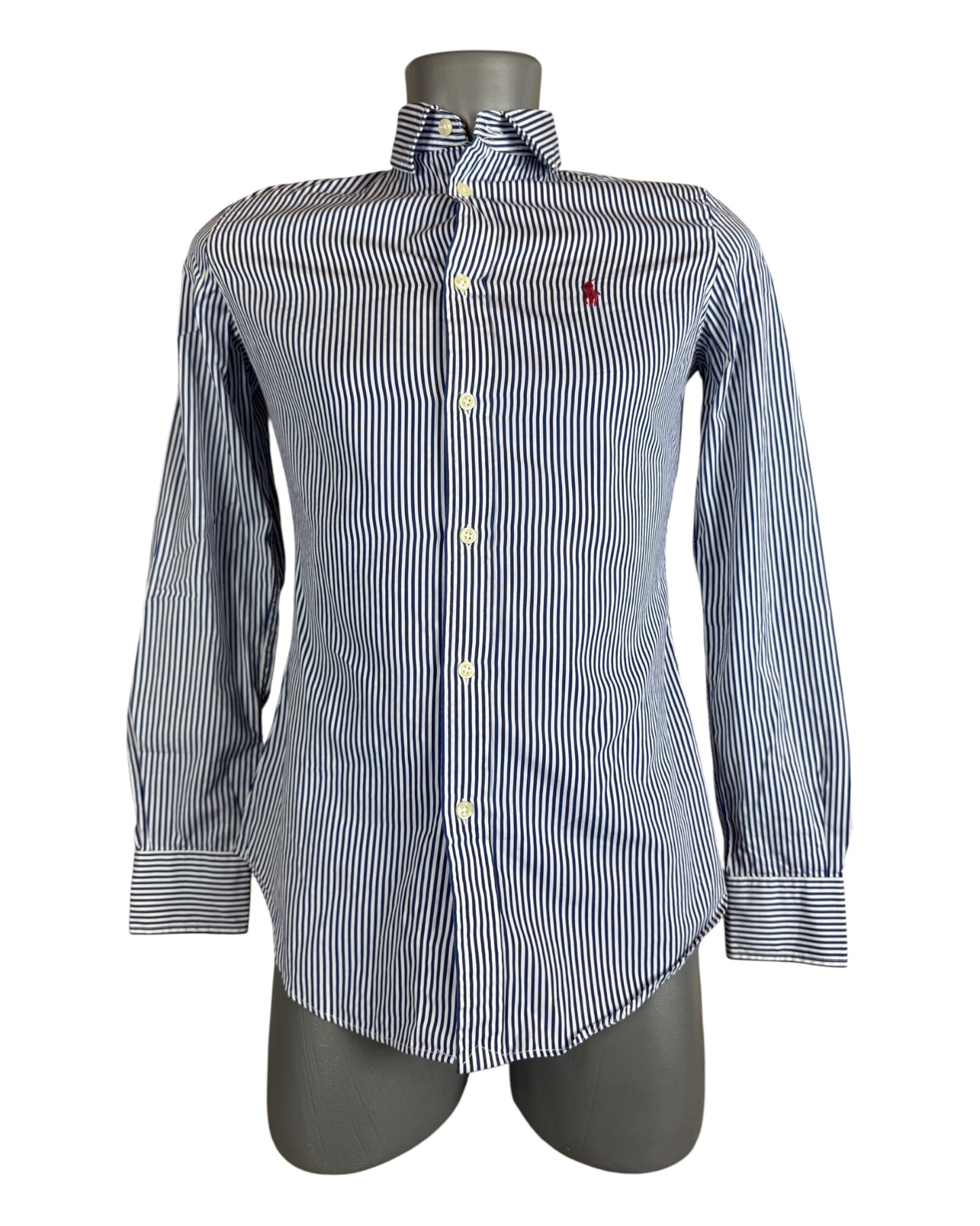 Polo Ralph Lauren Bluse blau weiß gestreift Größe S