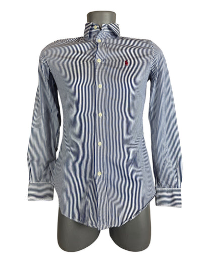 Polo Ralph Lauren Bluse blau weiß gestreift Größe S