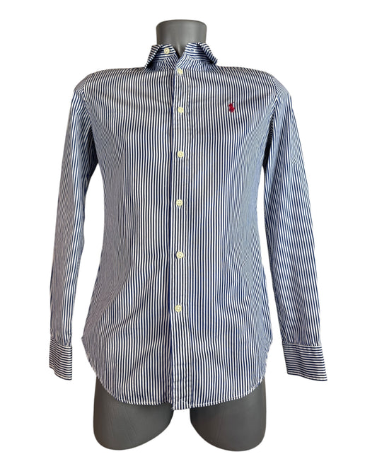 Polo Ralph Lauren Bluse blau weiß gestreift Größe S
