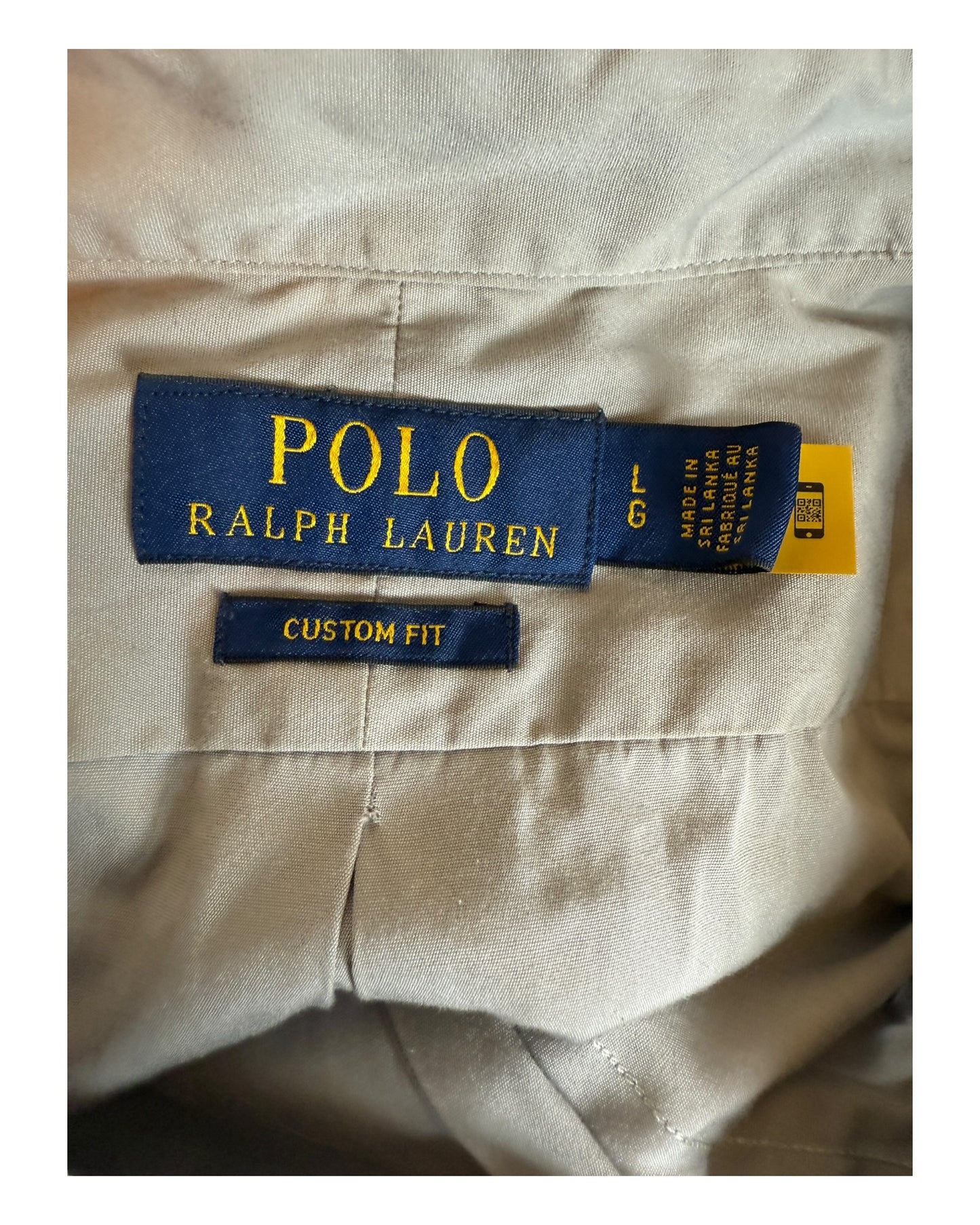 Polo Ralph Lauren Hemd grau Größe L