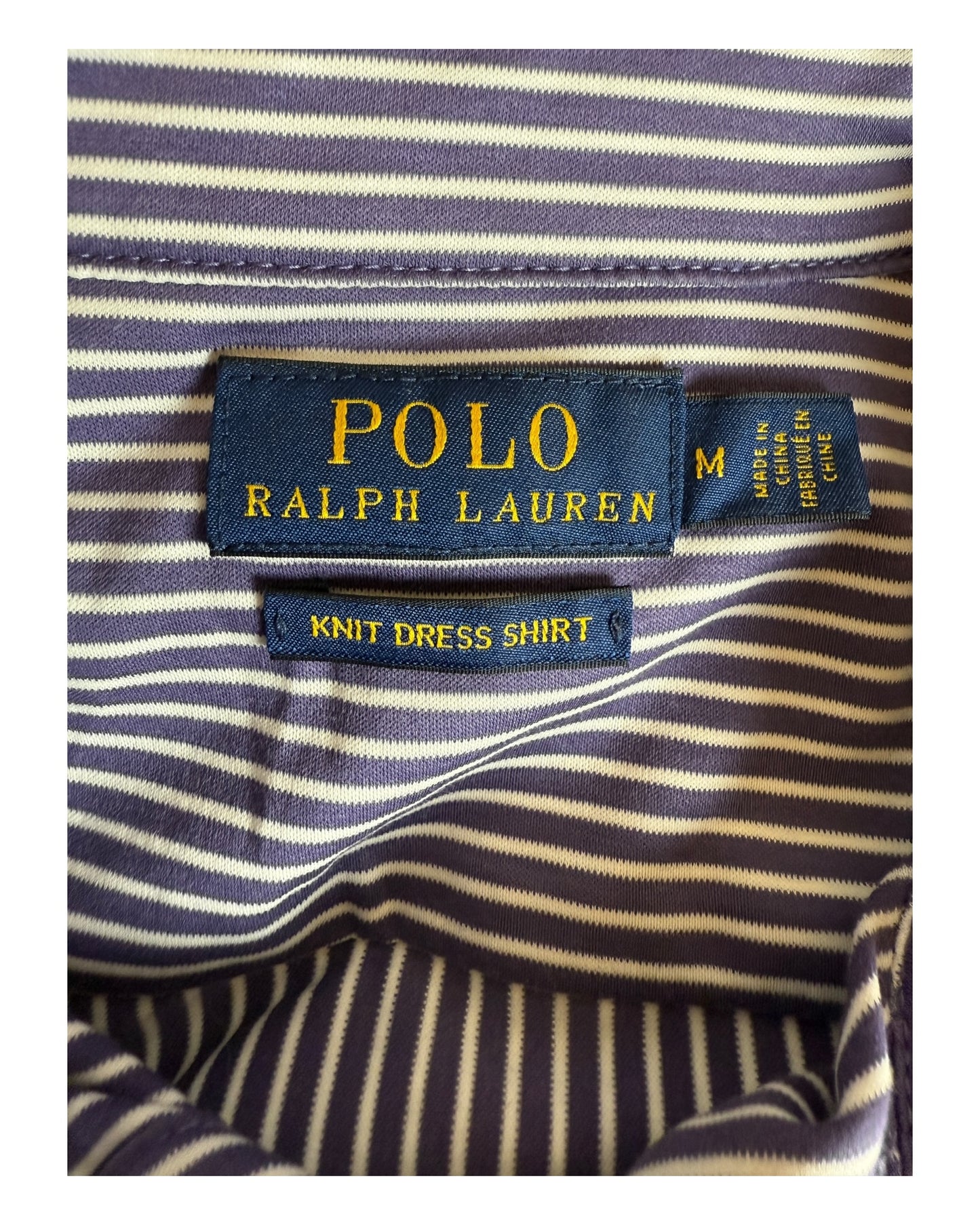 Polo Ralph Lauren Bluse violett weiß gestreift Größe M