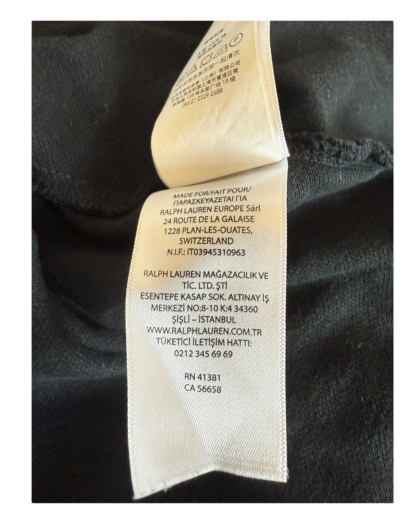 Polo Ralph Lauren Poloshirt schwarz Größe M