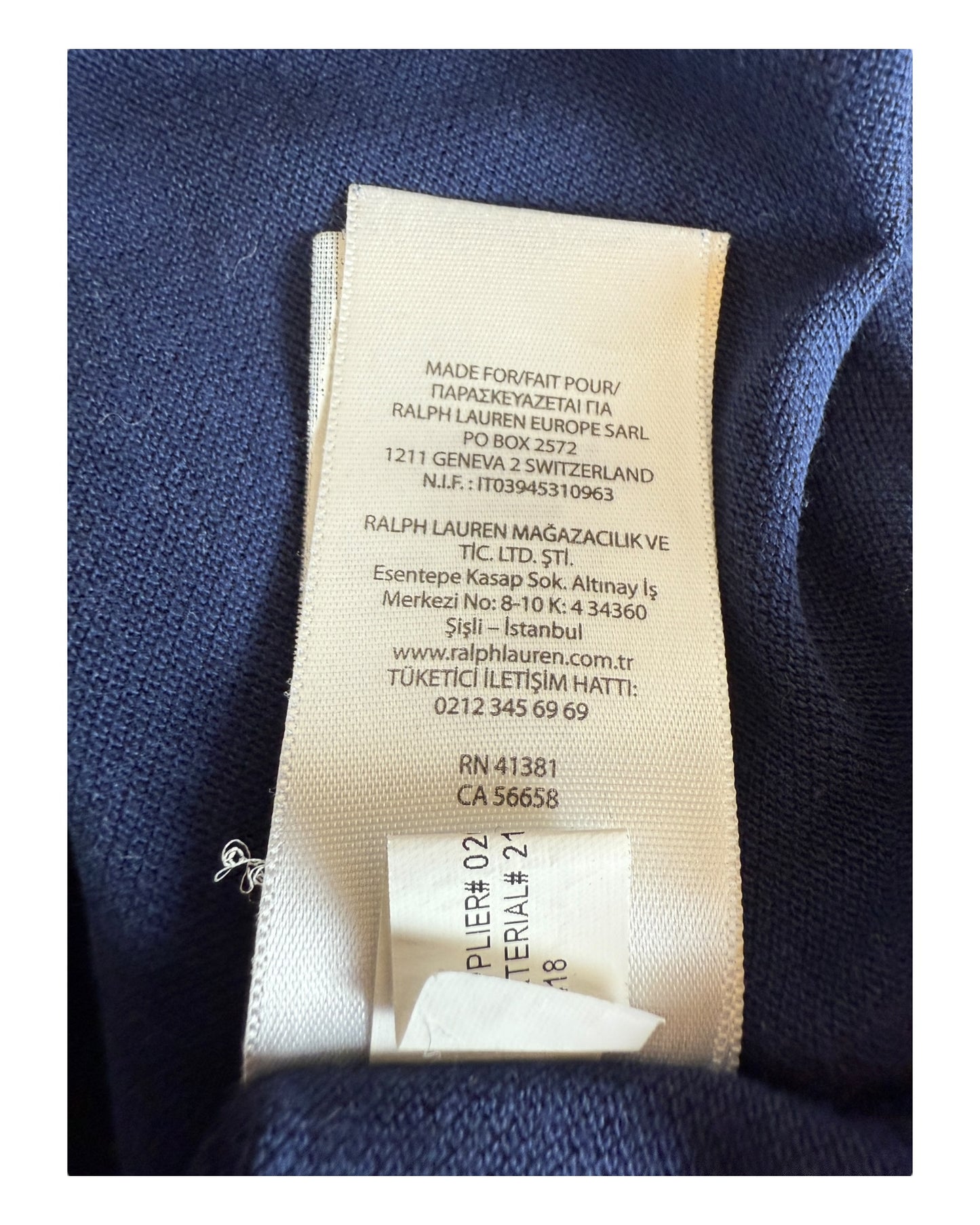 Polo Ralph Lauren Poloshirt marineblau  Größe M