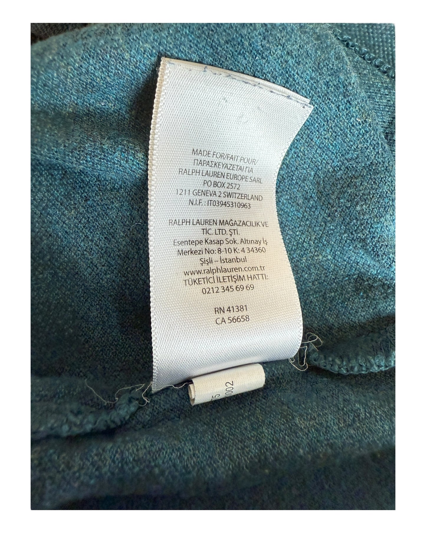 Polo Ralph Lauren Poloshirt blau Größe M