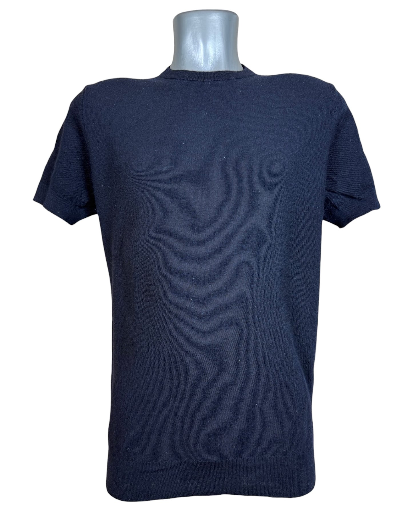 Suit Supply T-shirt Merinowolle marineblau Größe L