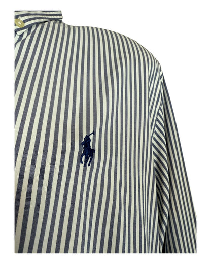 Polo Ralph Lauren Hemd blau weiß gestreift Größe L