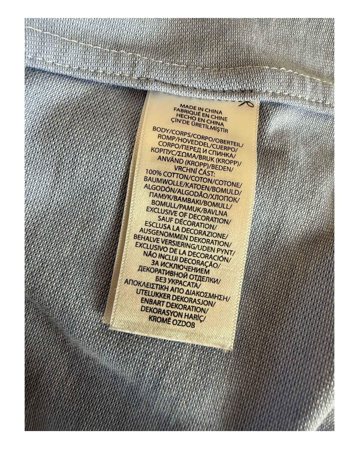 Polo Ralph Lauren Knit Oxfordhemd hellblau Größe M