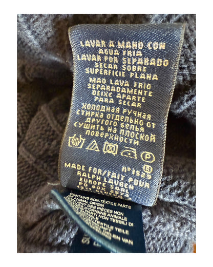 Polo Ralph Lauren Zopfmuster Cardigan marineblau Größe M