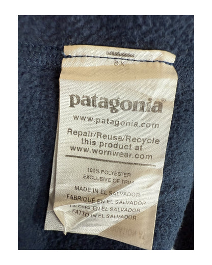 Patagonia Fleece Jacke marineblau Größe M