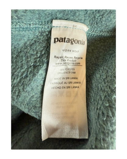 Patagonia Fleece Jacke kobaltgrün Größer M