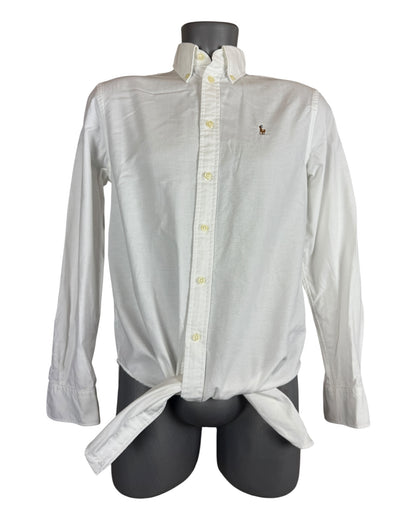 Polo Ralph Lauren Oxford Bluse weiß Größe S