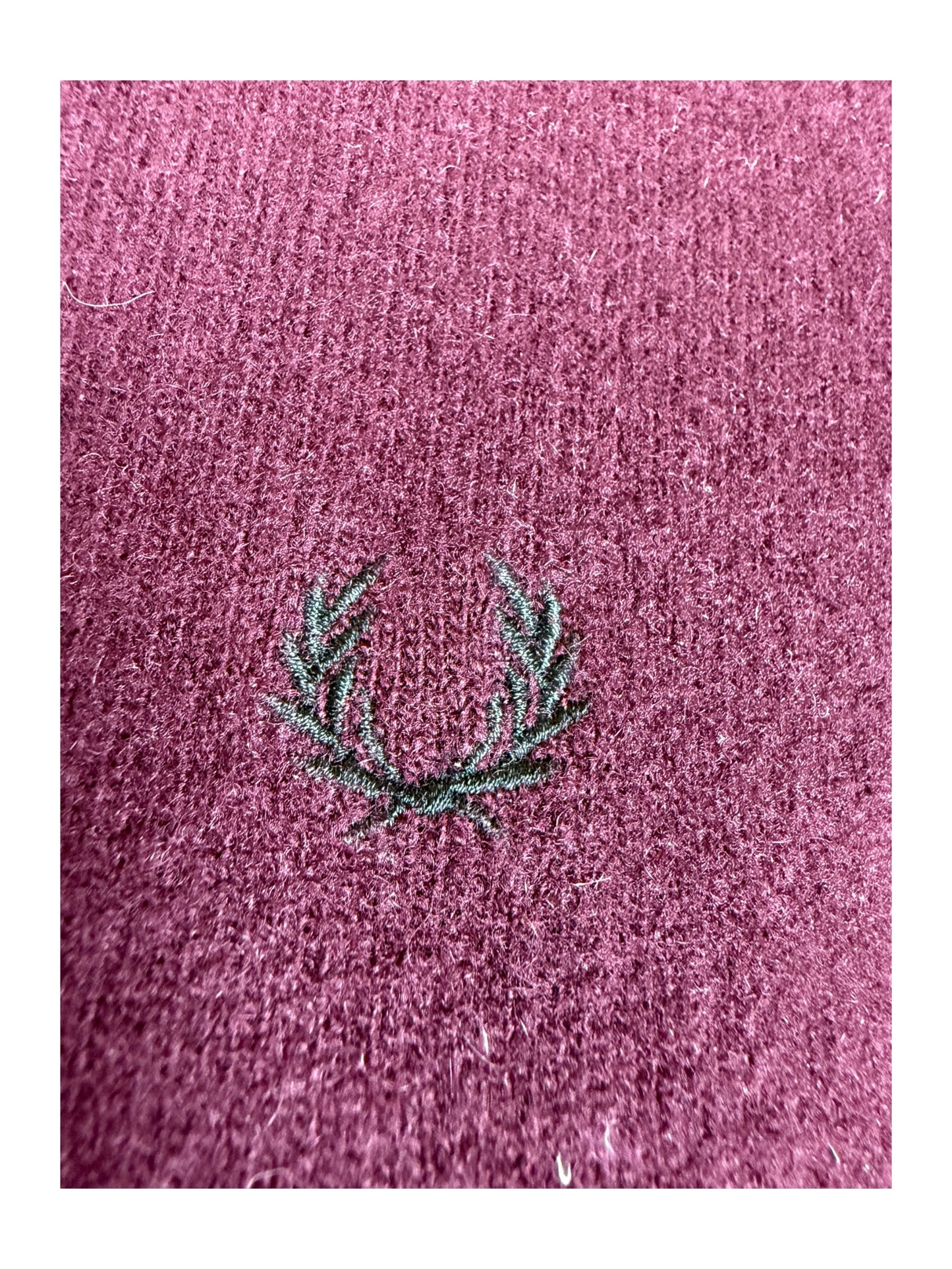 Fred Perry Pullover bordeauxrot Größe M