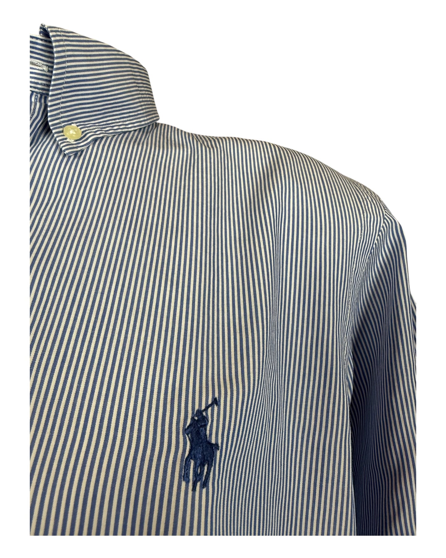 Polo Ralph Lauren Hemd blau weiß gestreift Größe L
