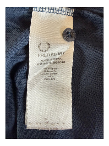 Fred Perry Poloshirt blau Größe L