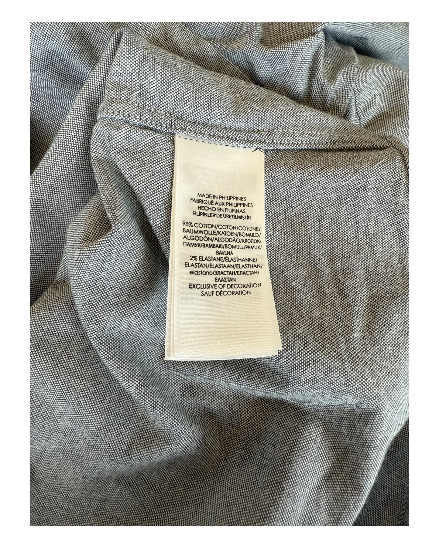 Polo Ralph Lauren Oxfordhemd grau Größe L