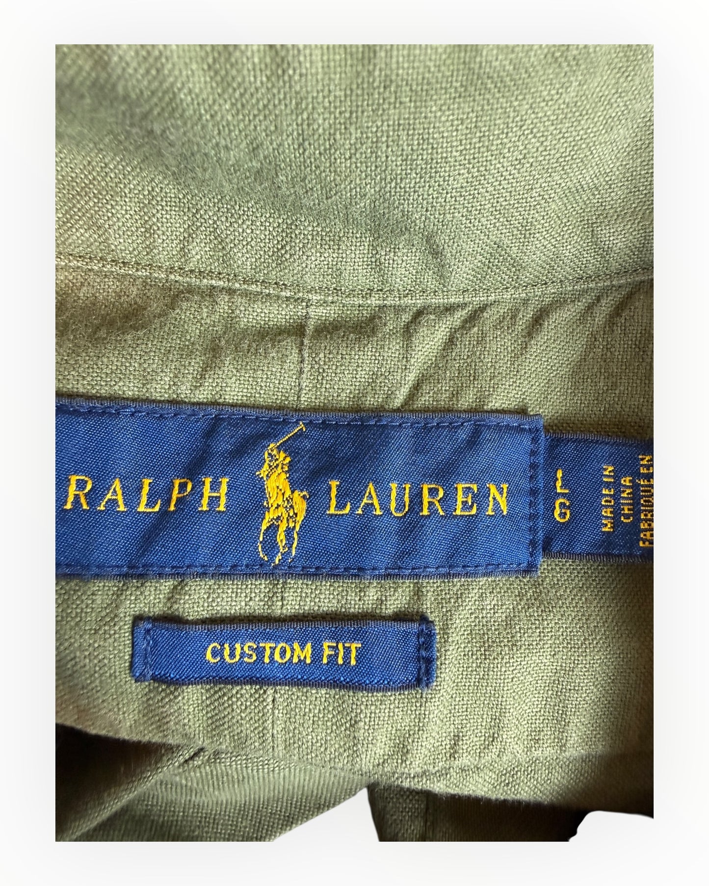 Polo Ralph Lauren Hemd khaki Größe L